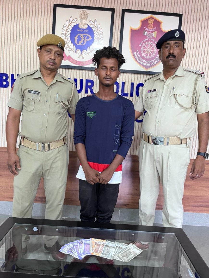 ତେଜରାତି ଦୋକାନରୁ ଚୋରି କରି ଯୁବକ ଗିରଫ
