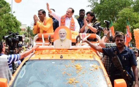 ଭୁବନେଶ୍ୱରରେ ଜେପି ନଡ୍ଡାଙ୍କ ରୋଡ୍‌‌ ସୋ