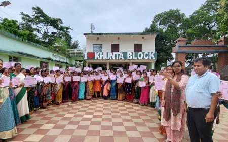 ଖୁଣ୍ଟା ବ୍ଲକରେ ୧୯୦ଲକ୍ଷ ପତି ଦିଦି ସମ୍ମାନିତ