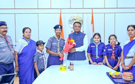 ସ୍କାଉଟ୍ ଗାଇଡର ପ୍ରତିଷ୍ଠା ଦିବସ ପାଳିତ