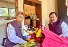 नितिन नबीन ने लाल कृष्ण आडवाणी से की मुलाकात