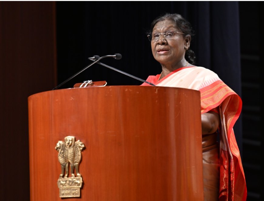 कृषि क्षेत्र में महिलाओं को नीति निर्माण, निर्णय प्रकिया और नेतृत्व के पदों में अधिक भूमिका मिलनी चाहिए: राष्ट्रपति द्रौपदी मुर्मु